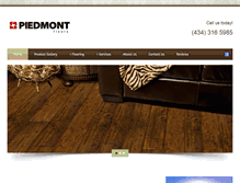 Tablet Screenshot of piedmontfloor.com